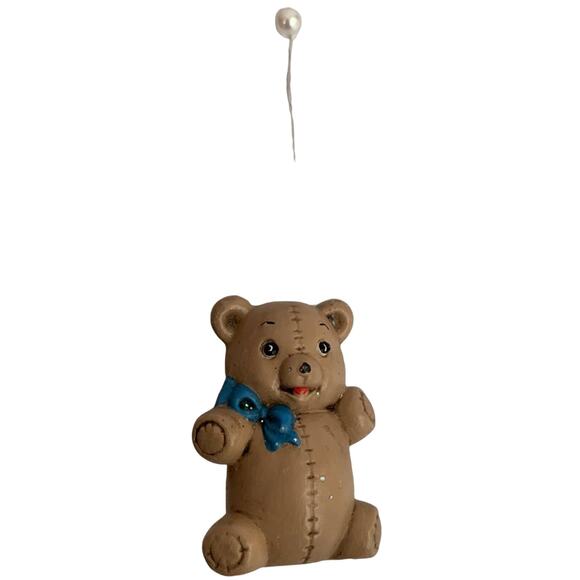 1976 Duncan Ceramic Teddy Bear Ornament - Picture 2 of 5